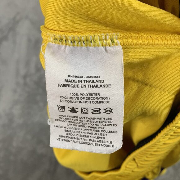 Nike Shorts Womens Medium Los Angeles Sparks WNBA Team Player Issue Yellow - Picture 8 of 10